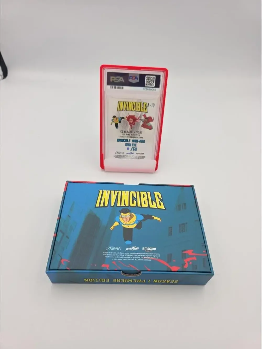 Invincible x Keepsake PSA 10 Red Signagraph Atom Eve Invincible Omni Man 8/50